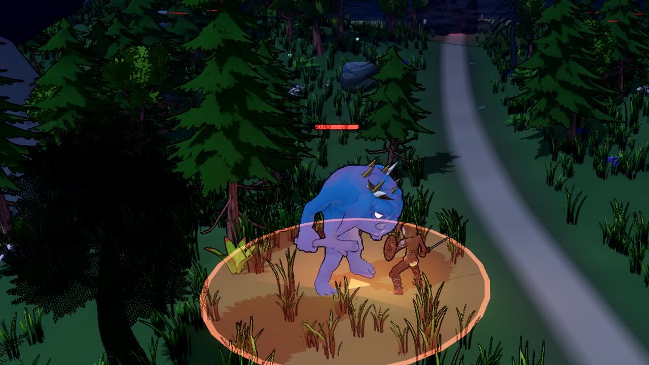 Wickerwood: a boss, frozen